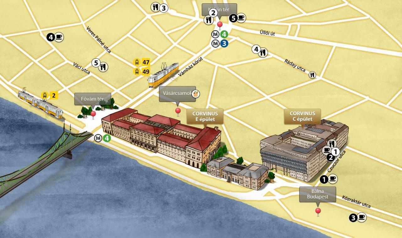 Corvinus Apartman Budapest Ngoại thất bức ảnh